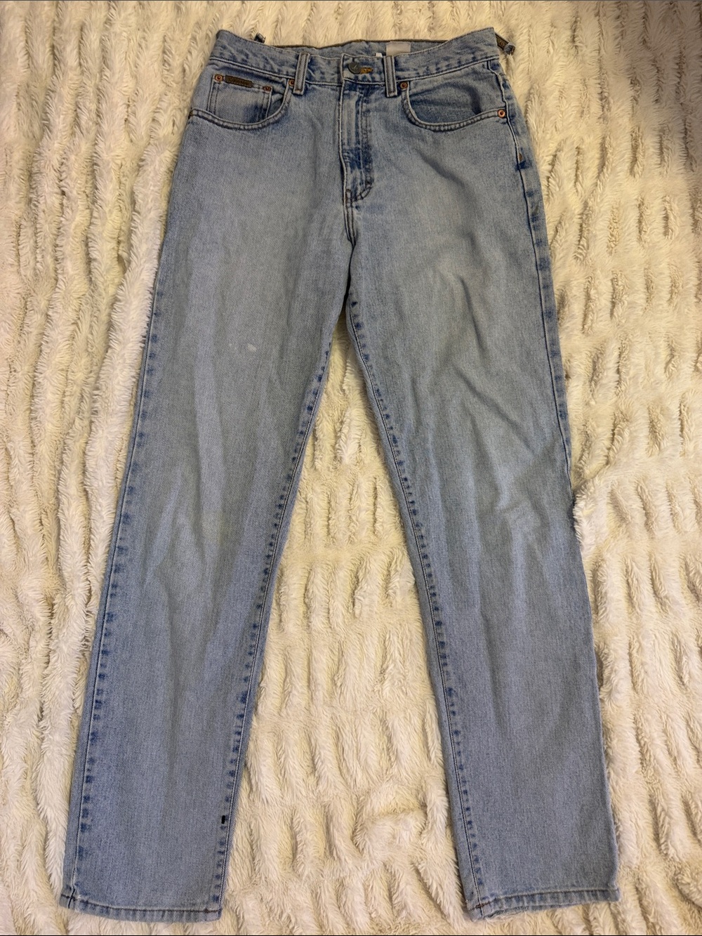 Calvin Klein Jeans Light Wash Straight Leg Jeans